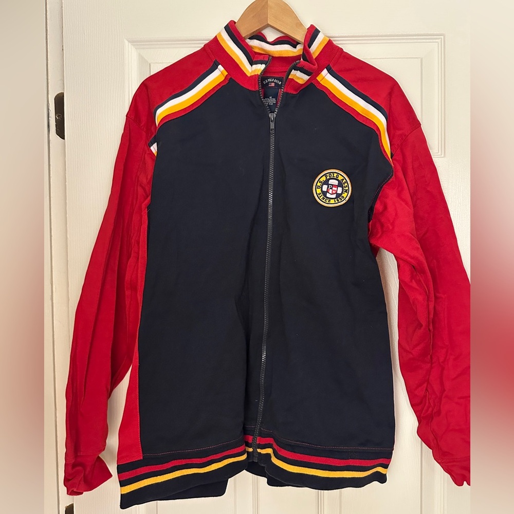 Vintage U.S. Polo Assn. Multicolor Striped Jacket